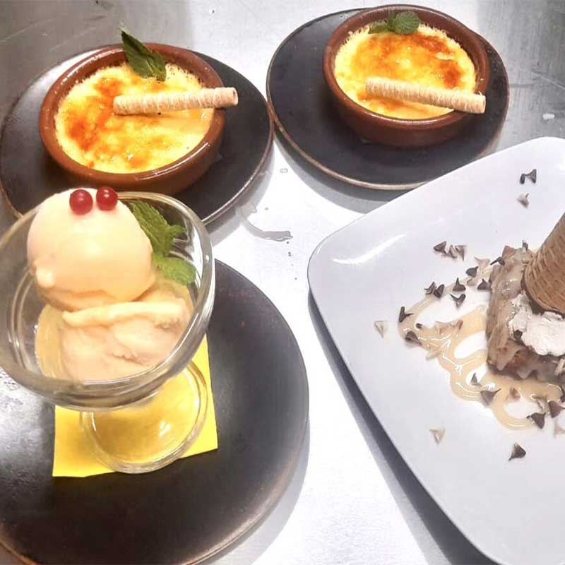 postres restaurante braseria en Salou L'Estació
